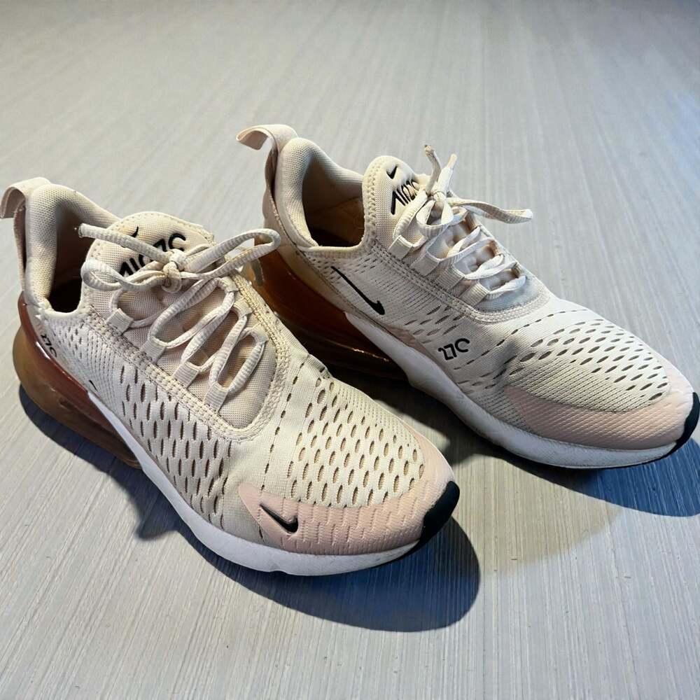 Nike Air Max 270 Women's Size 8.5 Pink Sneakers Running Sporty Athletic Active
